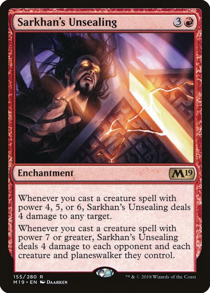 Sarkhan's Unsealing card image