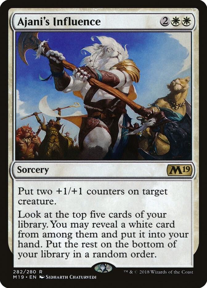 Ajani's Influence card image