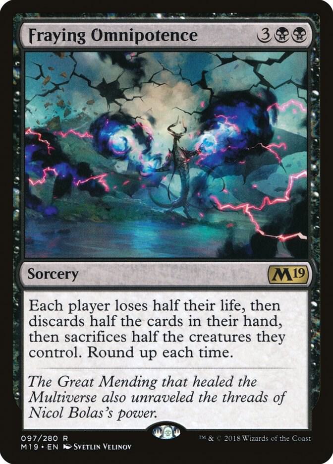 Fraying Omnipotence card image
