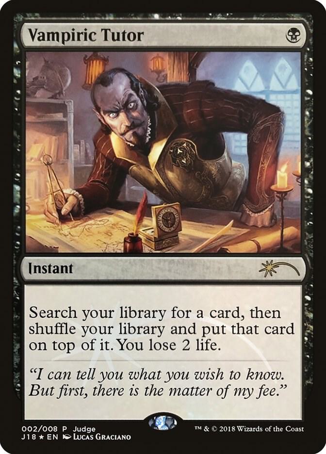 Vampiric Tutor (J18) card image
