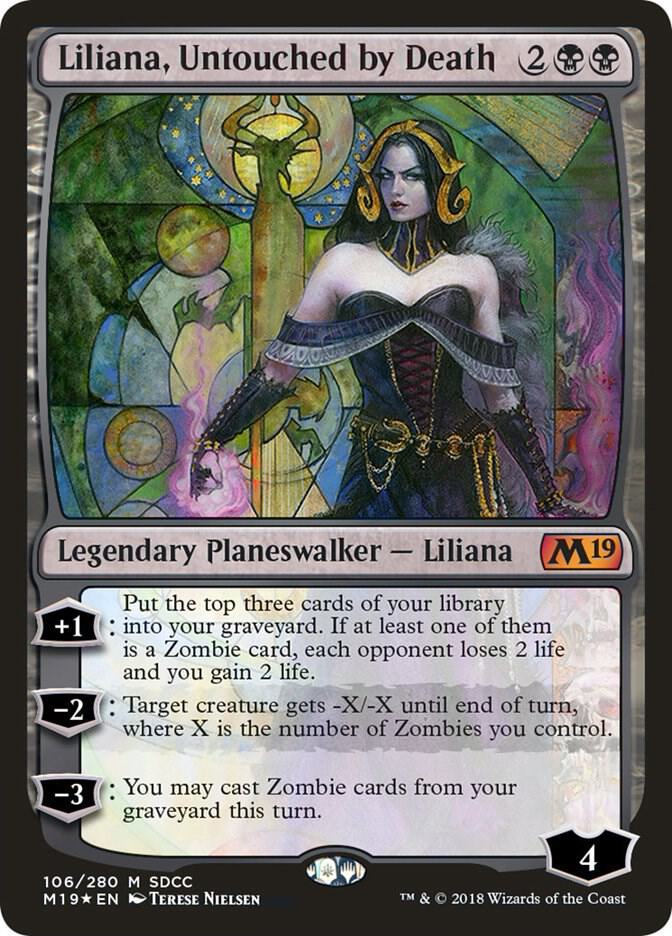 Liliana, Untouched by Death (SDCC 2018 Exclusive) card image