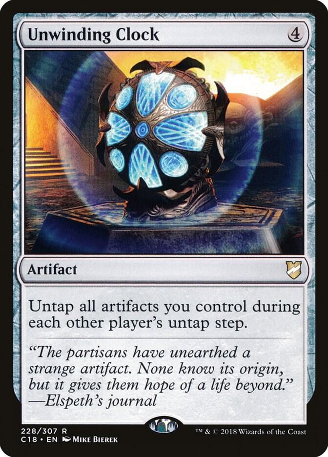 Unwinding Clock card image