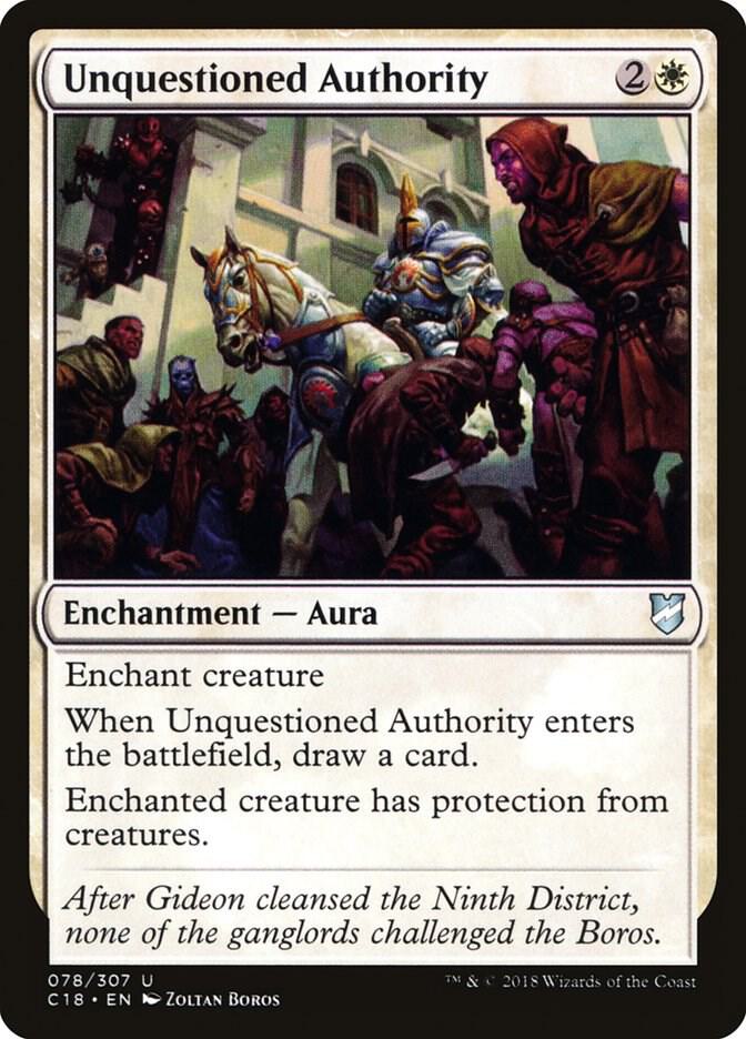 Unquestioned Authority card image