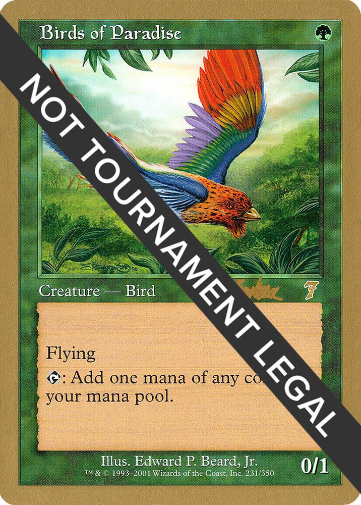 Birds of Paradise - 2002 Brian Kibler (7ED) card image