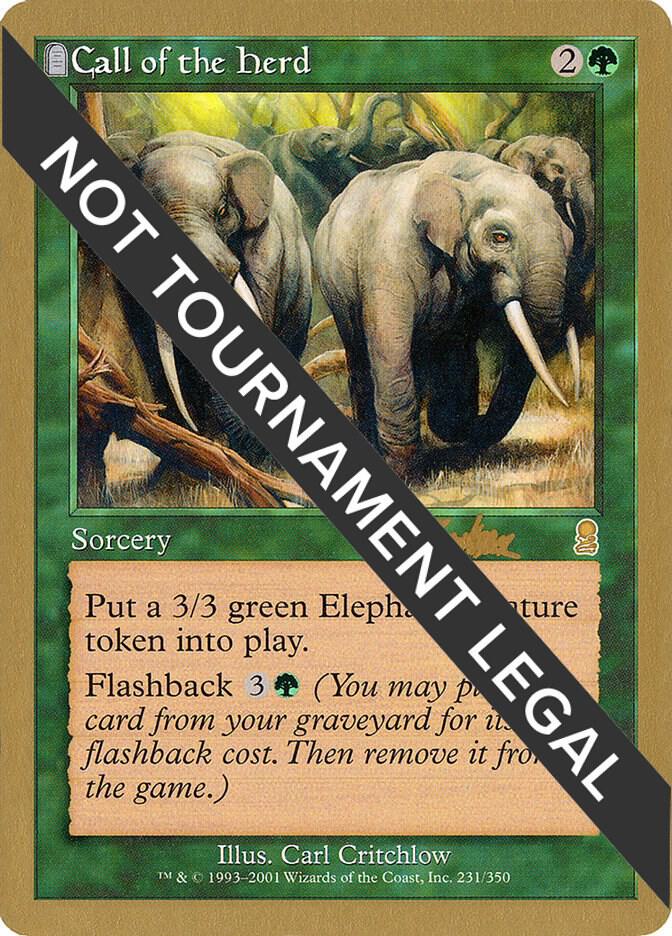 Call of the Herd - 2002 Brian Kibler (ODY) card image
