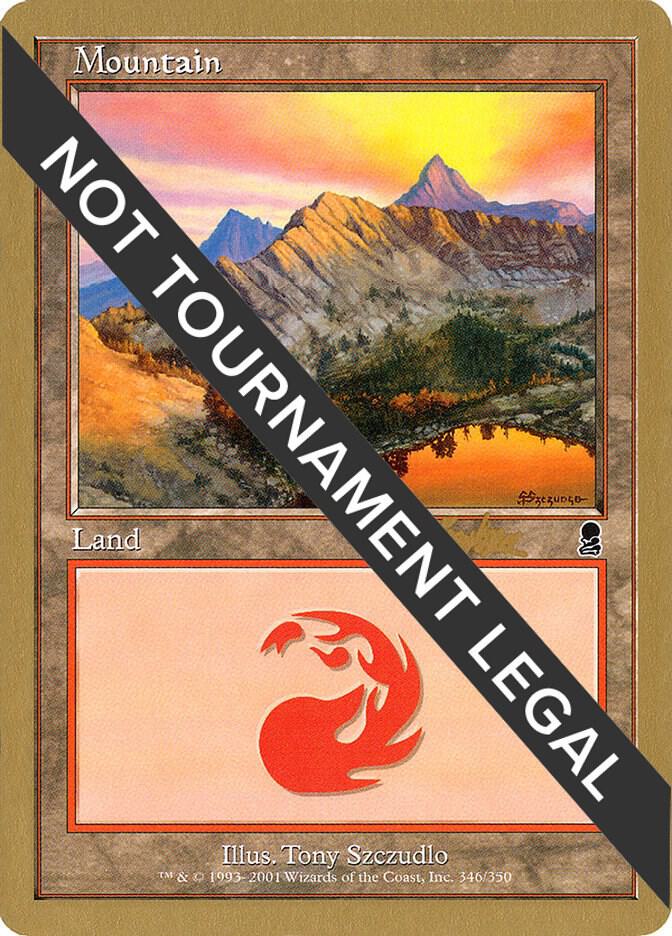 Mountain (346) - 2002 Brian Kibler (ODY) card image