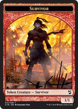 Survivor // Myr (023) Double-Sided Token card image