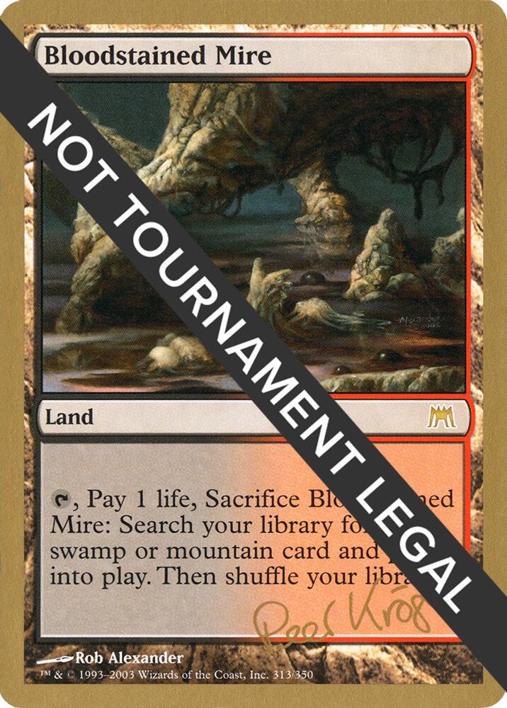Bloodstained Mire - 2003 Peer Kroger (ONS) card image