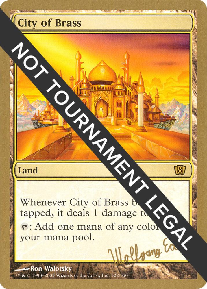 City of Brass - 2003 Wolfgang Eder (8ED) card image