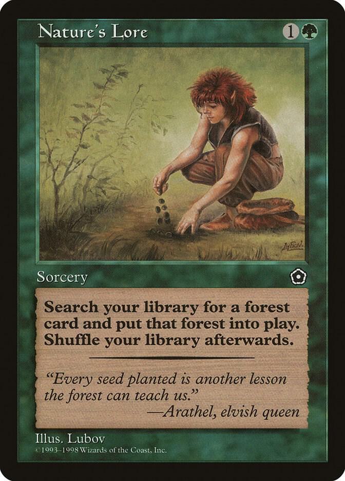 Nature's Lore card image