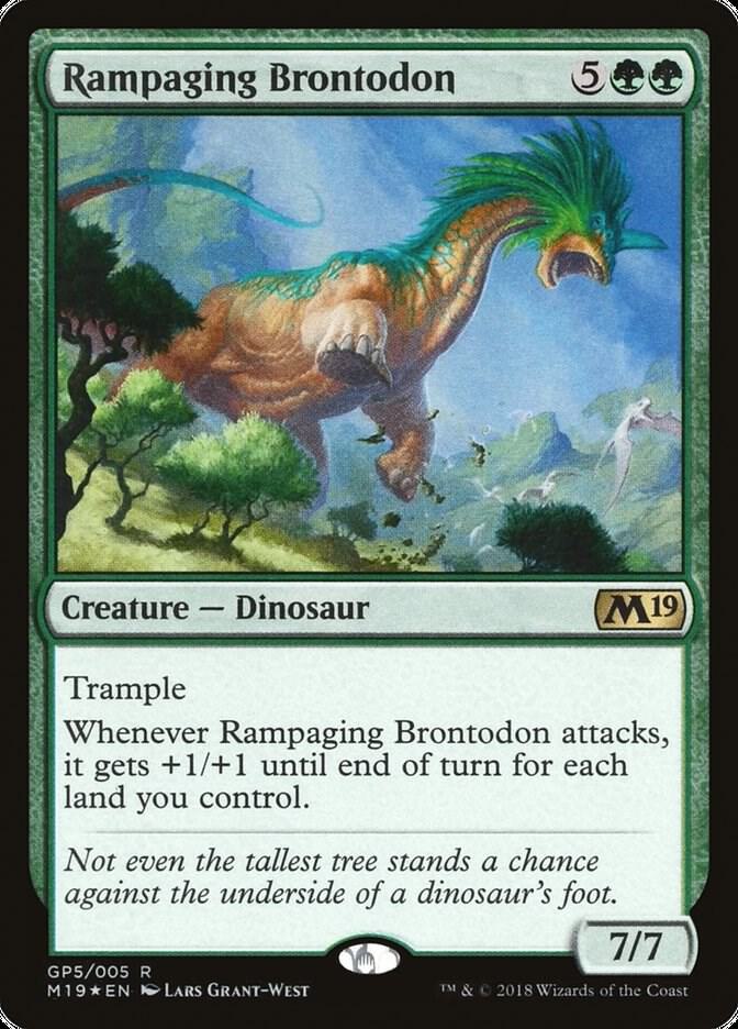 Rampaging Brontodon (2018 Gift Pack) card image