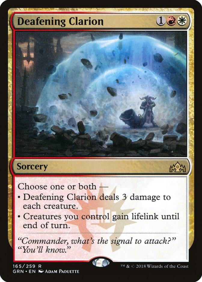 Deafening Clarion card image