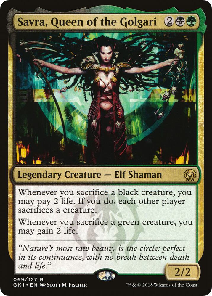 Savra, Queen of the Golgari card image