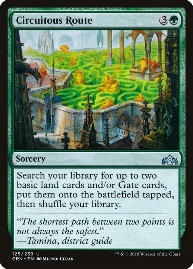 Circuitous Route card image
