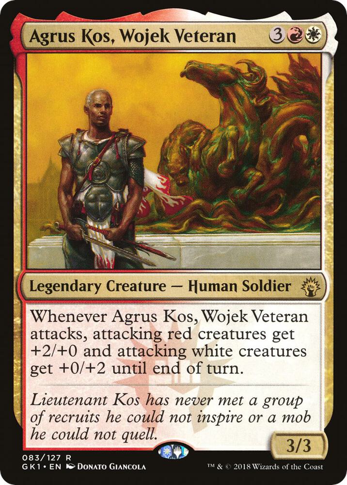 Agrus Kos, Wojek Veteran card image
