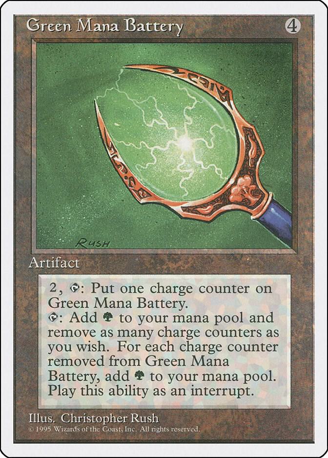 Green Mana Battery card image