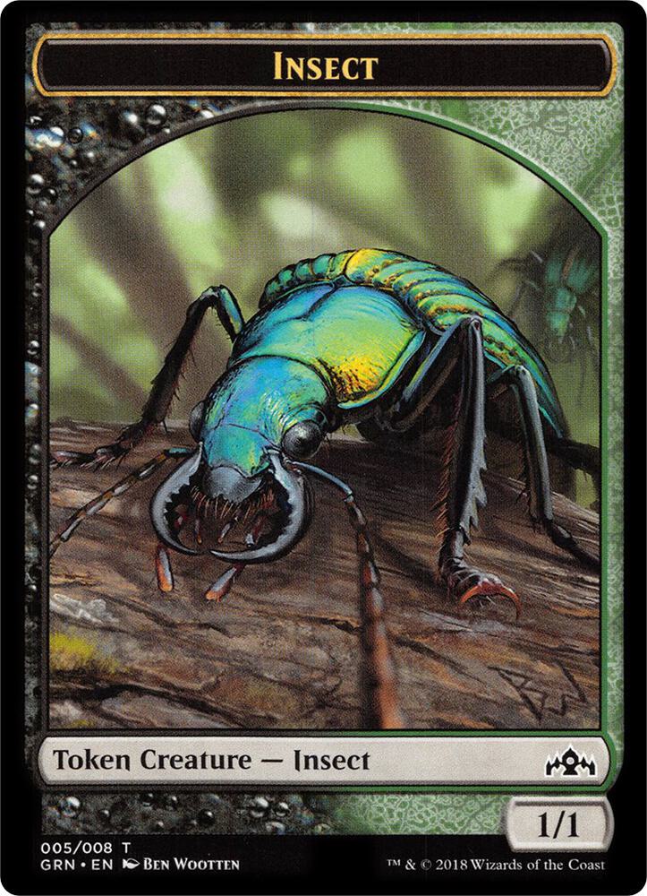 Insect // Saproling Double-Sided Token card image