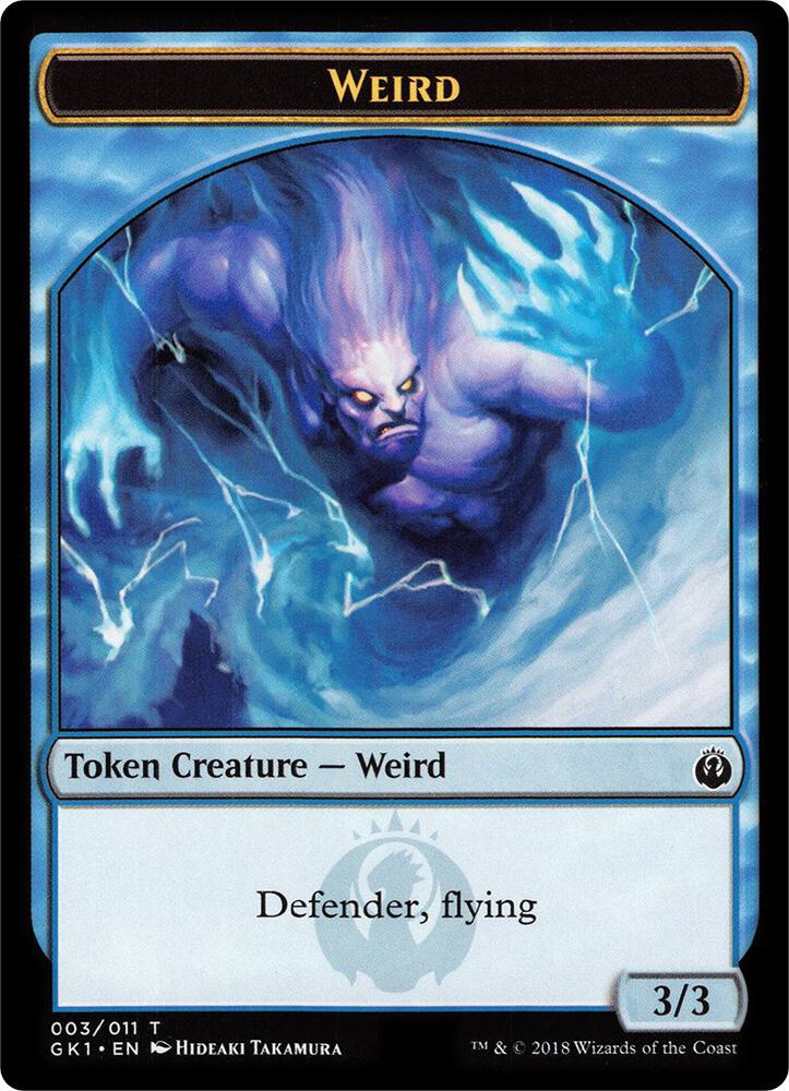 Weird // Goblin Double-Sided Token card image