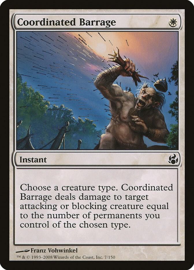 Coordinated Barrage card image