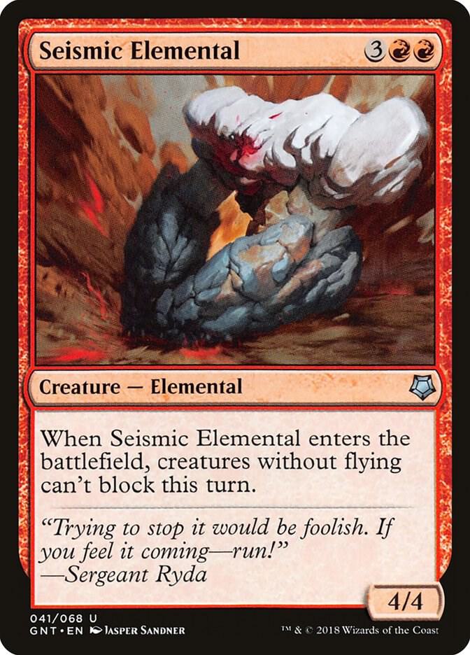 Seismic Elemental card image