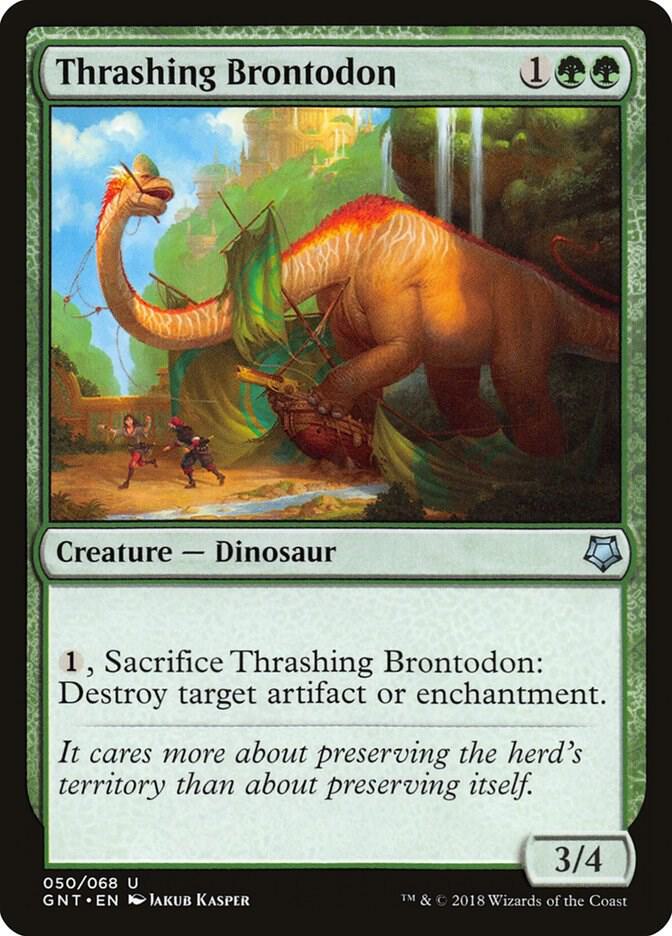 Thrashing Brontodon card image