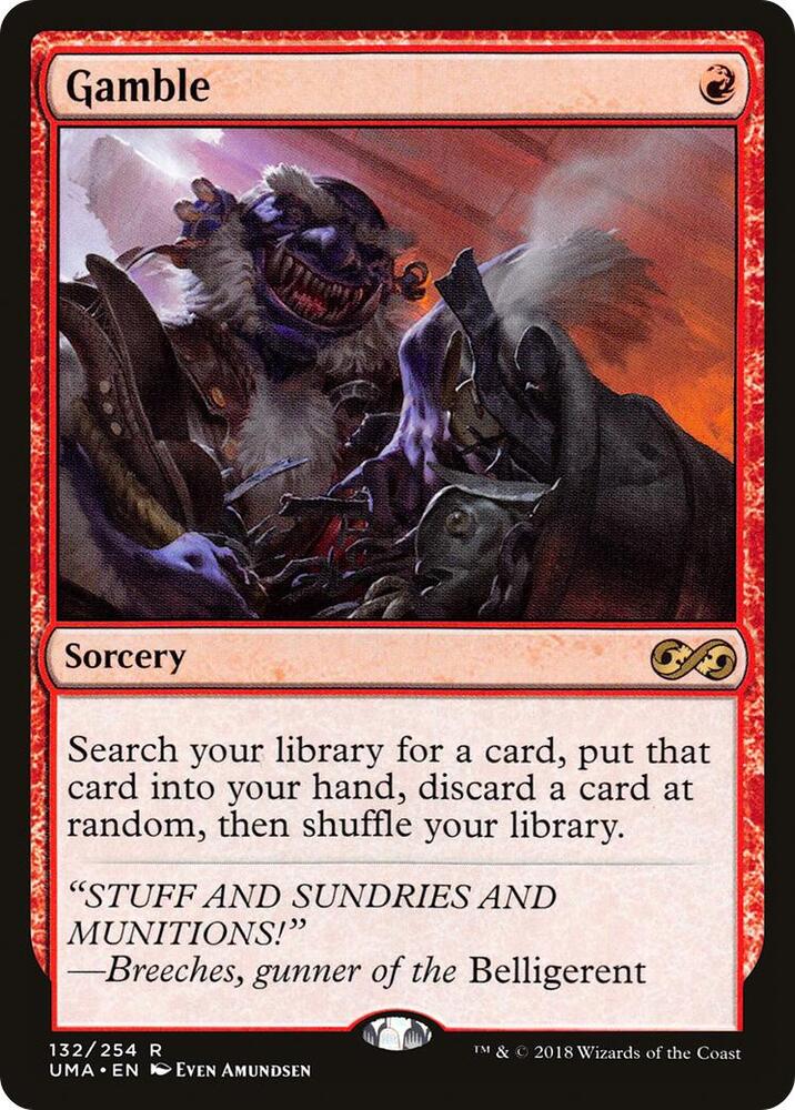 Gamble card image