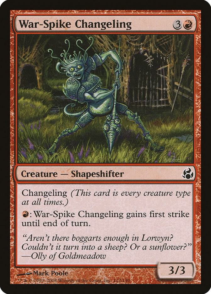 War-Spike Changeling card image