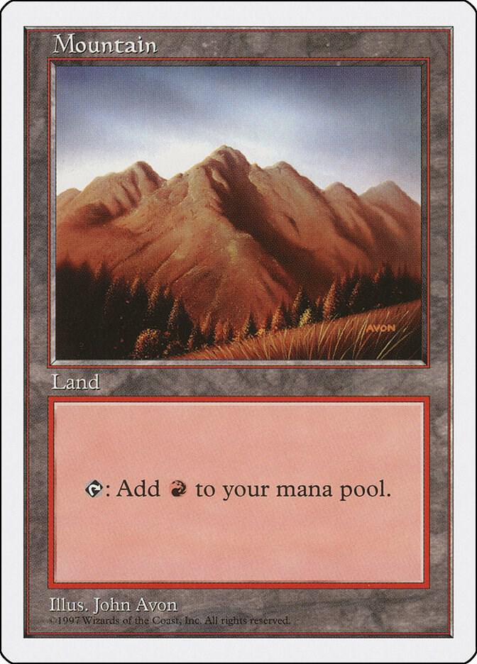 Mountain (444) card image