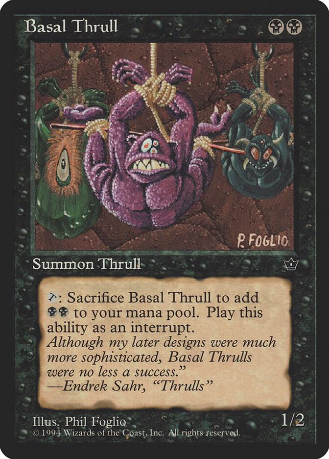 Basal Thrull (P. Foglio) card image