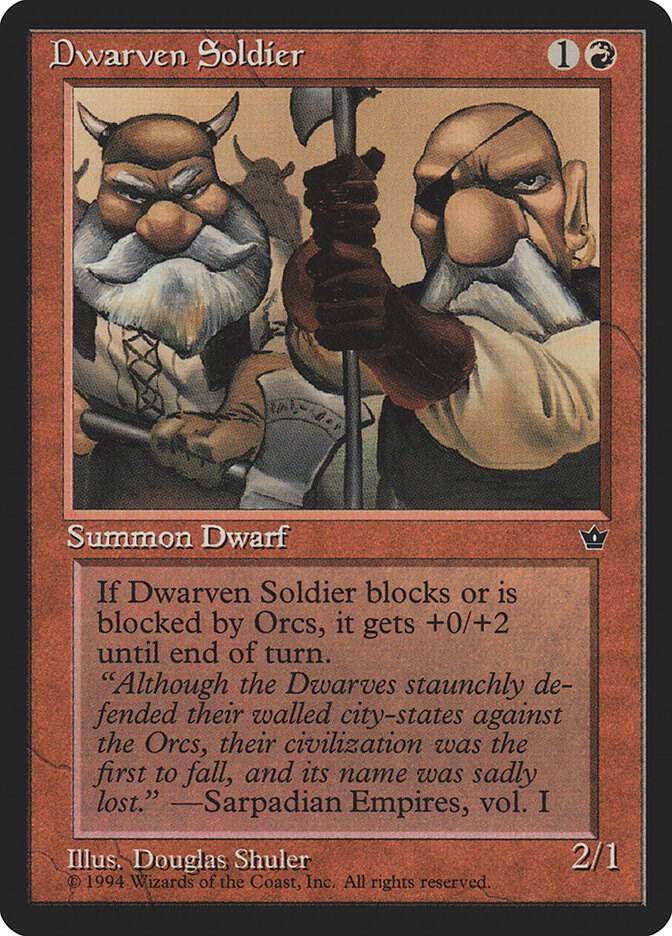 Dwarven Soldier (Shuler) card image
