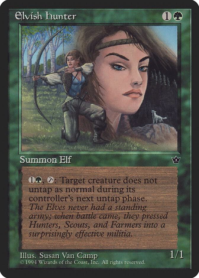 Elvish Hunter (Van Camp) card image