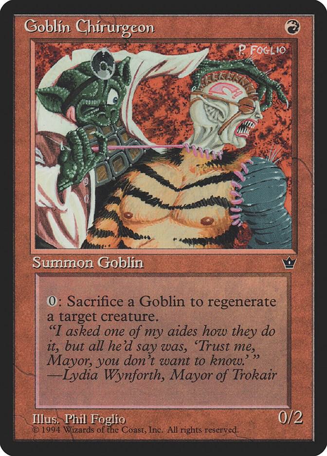 Goblin Chirurgeon (Foglio) card image