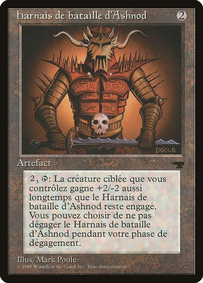 Ashnod's Battle Gear (French) - "harnais de bataille d'Ashnod" card image
