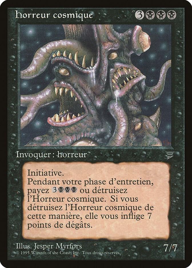 Cosmic Horror (French) - "horreur cosmique" card image