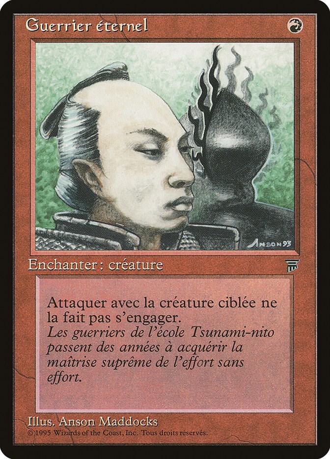Eternal Warrior (French) - "Guerrier eternel" card image