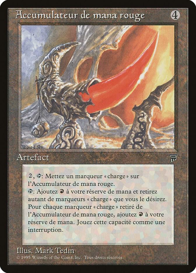 Red Mana Battery (French) - "Accumulateur de mana rogue" card image