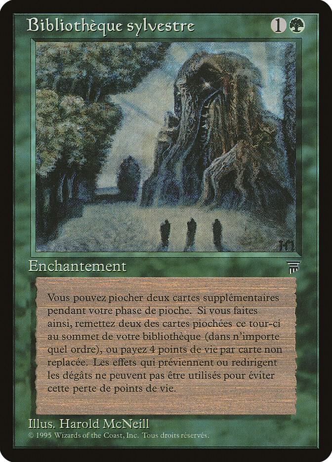 Sylvan Library (French) - "Bibliotheque sylvestre" card image
