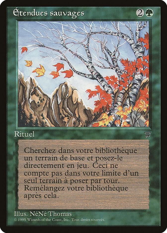Untamed Wilds (French) - "Etendues sauvages" card image