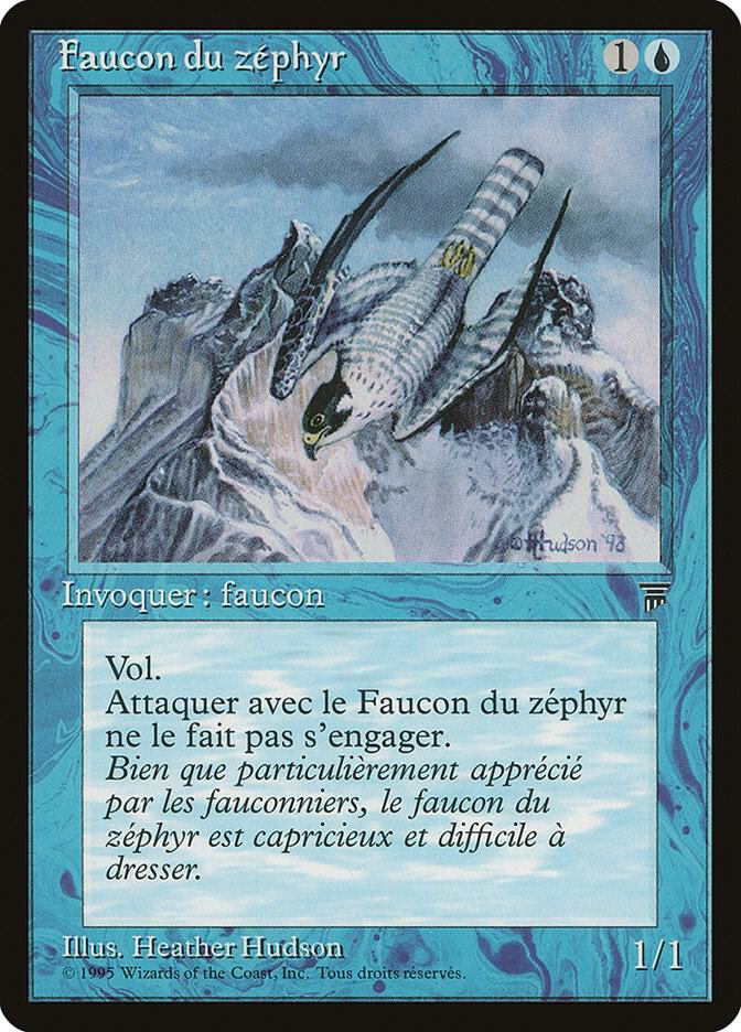 Zephyr Falcon (French) - "Faucon du zephyr" card image