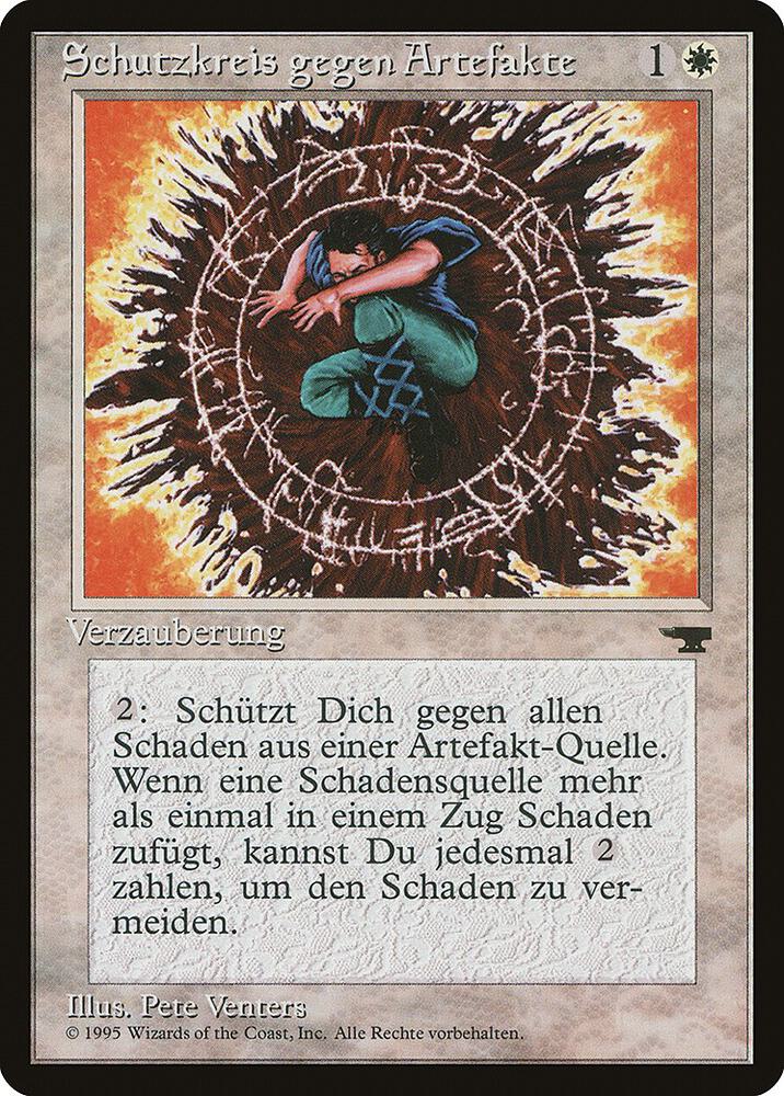 Circle of Protection: Artifacts (German) - "Schutzkreis gegen Artefakte" card image