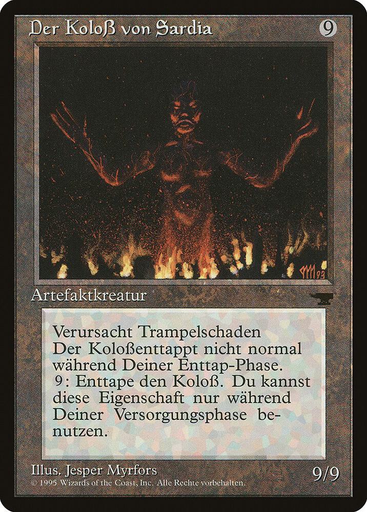 Colossus of Sardia (German) - "Der KoloB von Sardia" card image