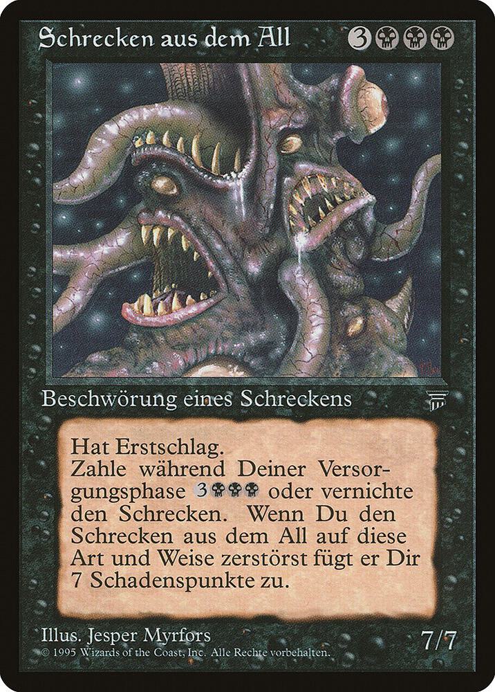 Cosmic Horror (German) - "Schrecken aus dem All" card image