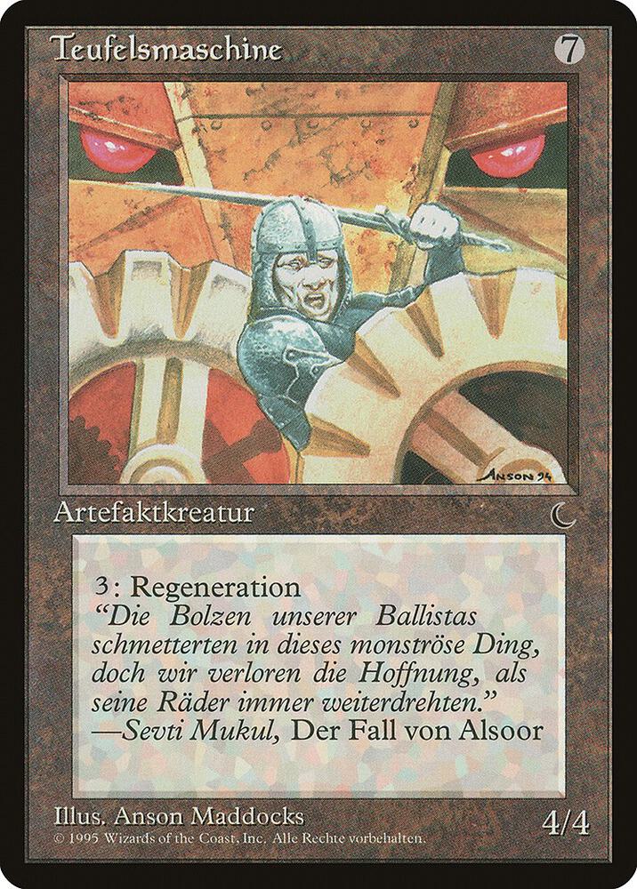 Diabolic Machine (German) - "Teufelsmaschine" card image