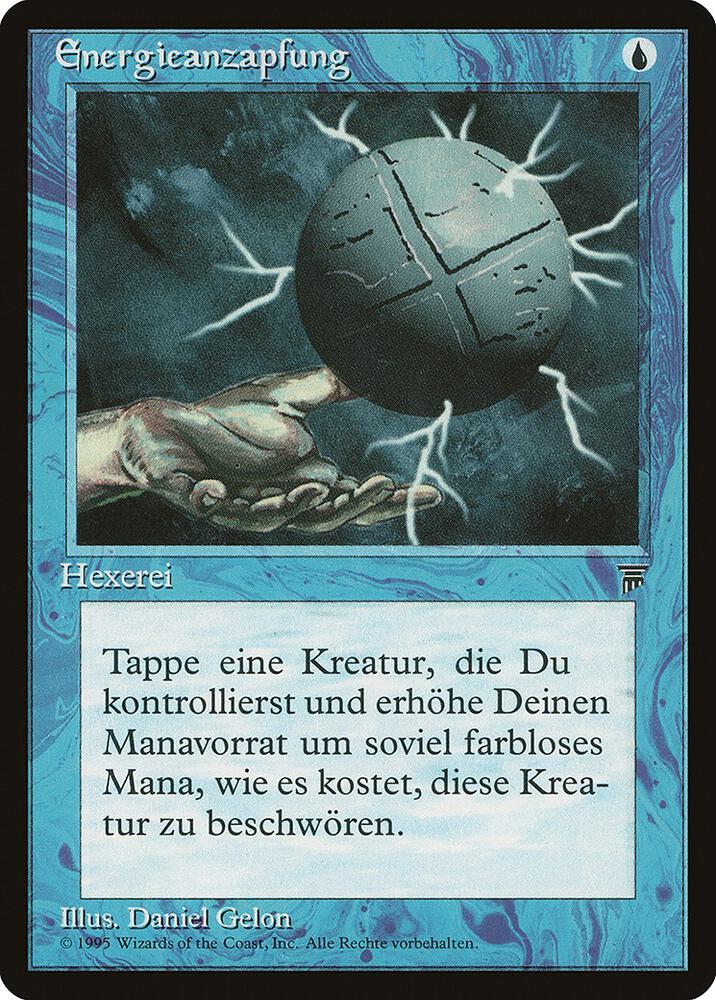 Energy Tap (German) - "Energieanzapfung" card image