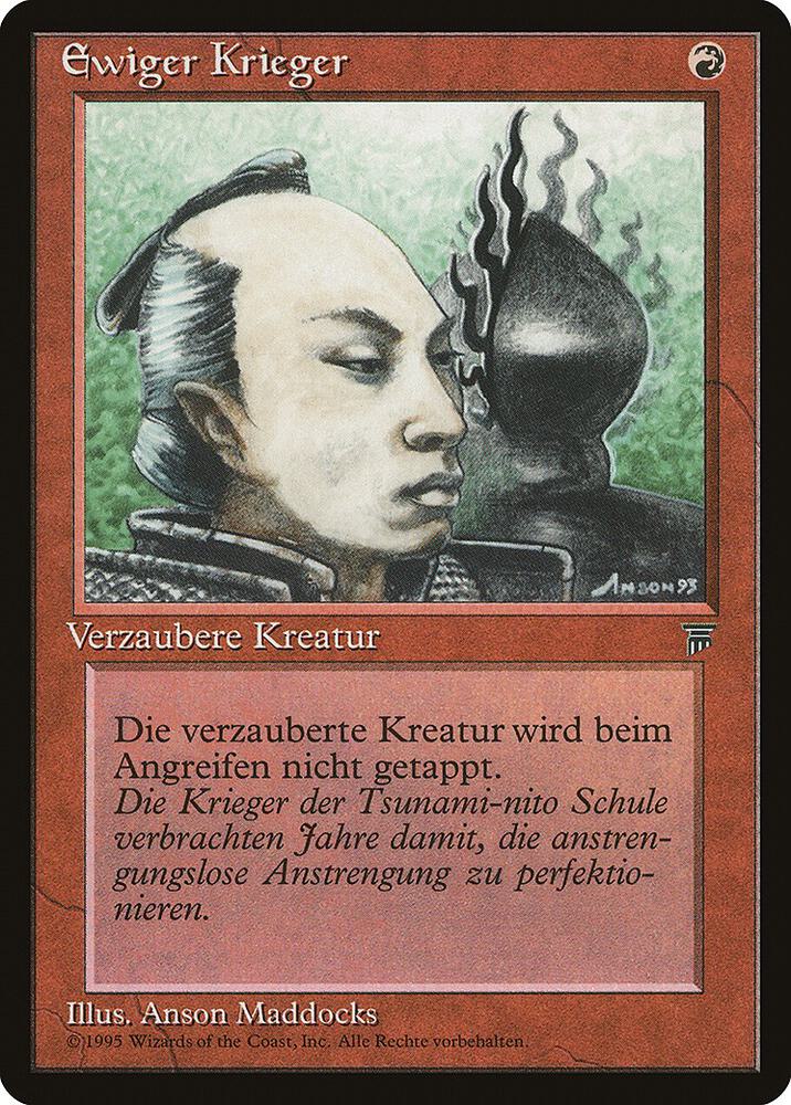 Eternal Warrior (German) - "Ewiger Krieger" card image