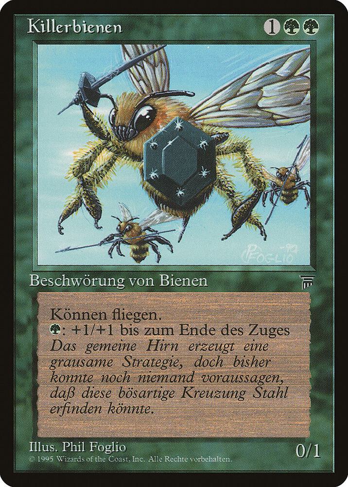 Killer Bees (German) - "Killerbienen" card image
