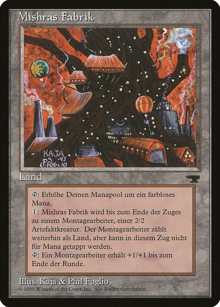 Mishra's Factory (German) - "Mishras Fabrik" card image