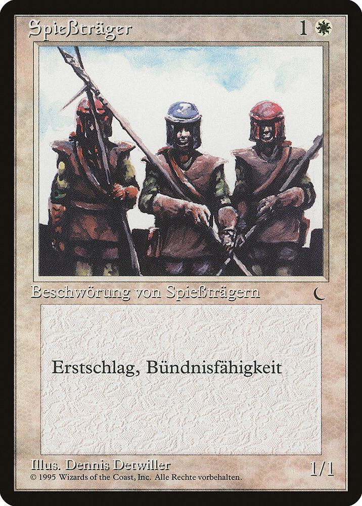 Pikemen (German) - "SpieBtrager" card image