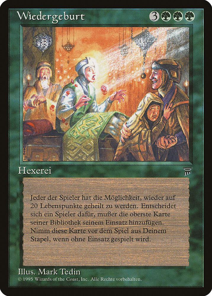 Rebirth (German) - "Wiedergeburt" card image