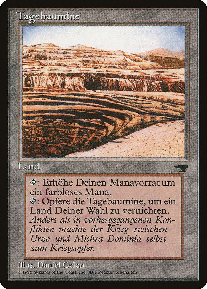 Strip Mine (German) - "Tagebaumine" card image
